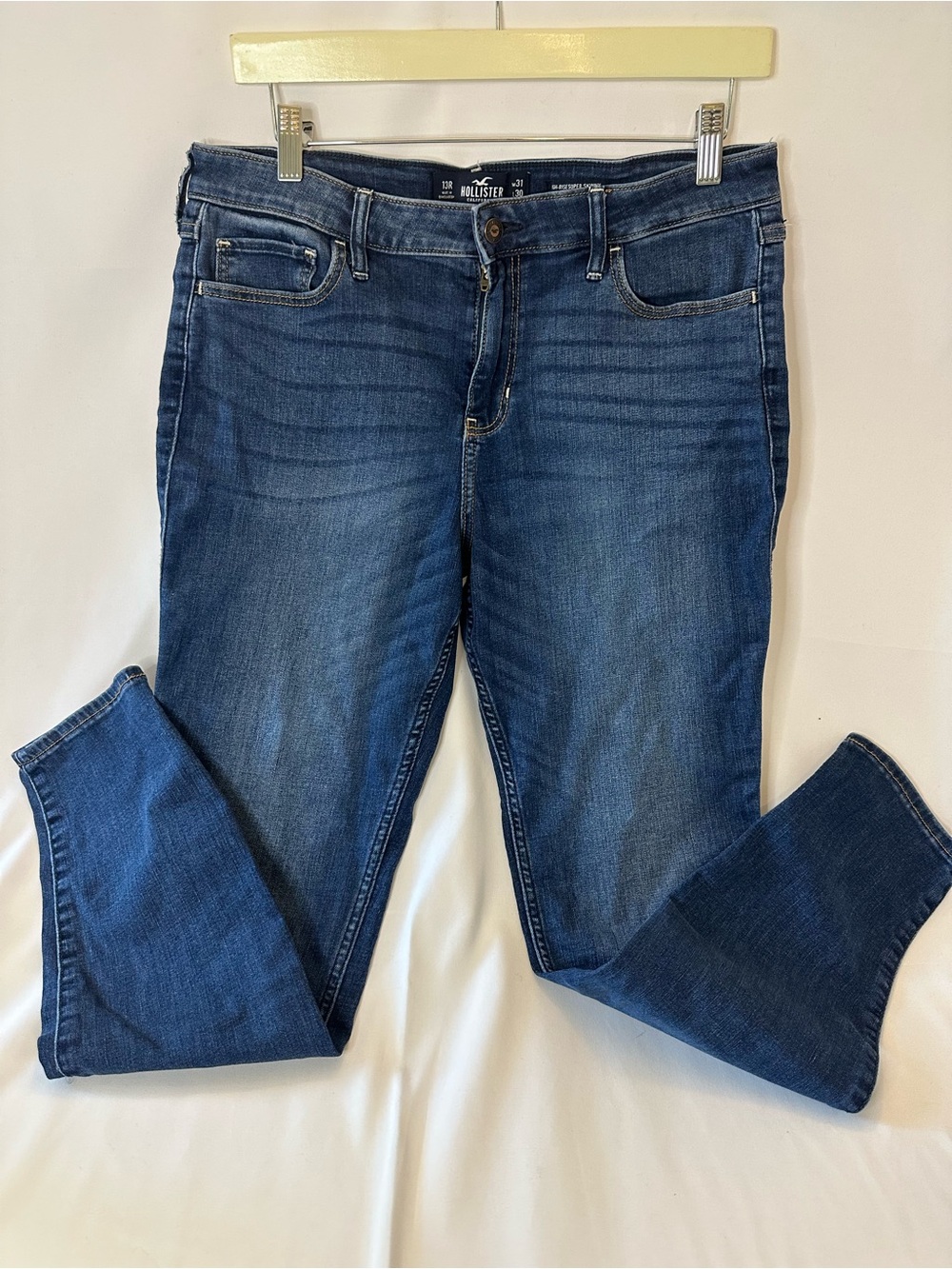Hollister Women's Indigo Stretch Skinny Jeans